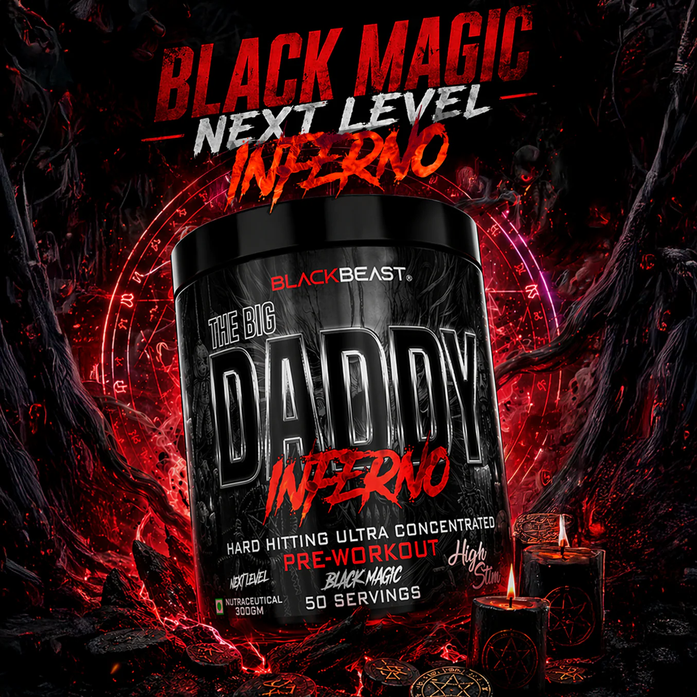 BLACK BEAST | THE BIG DADDY INFERNO PREWORKOUT