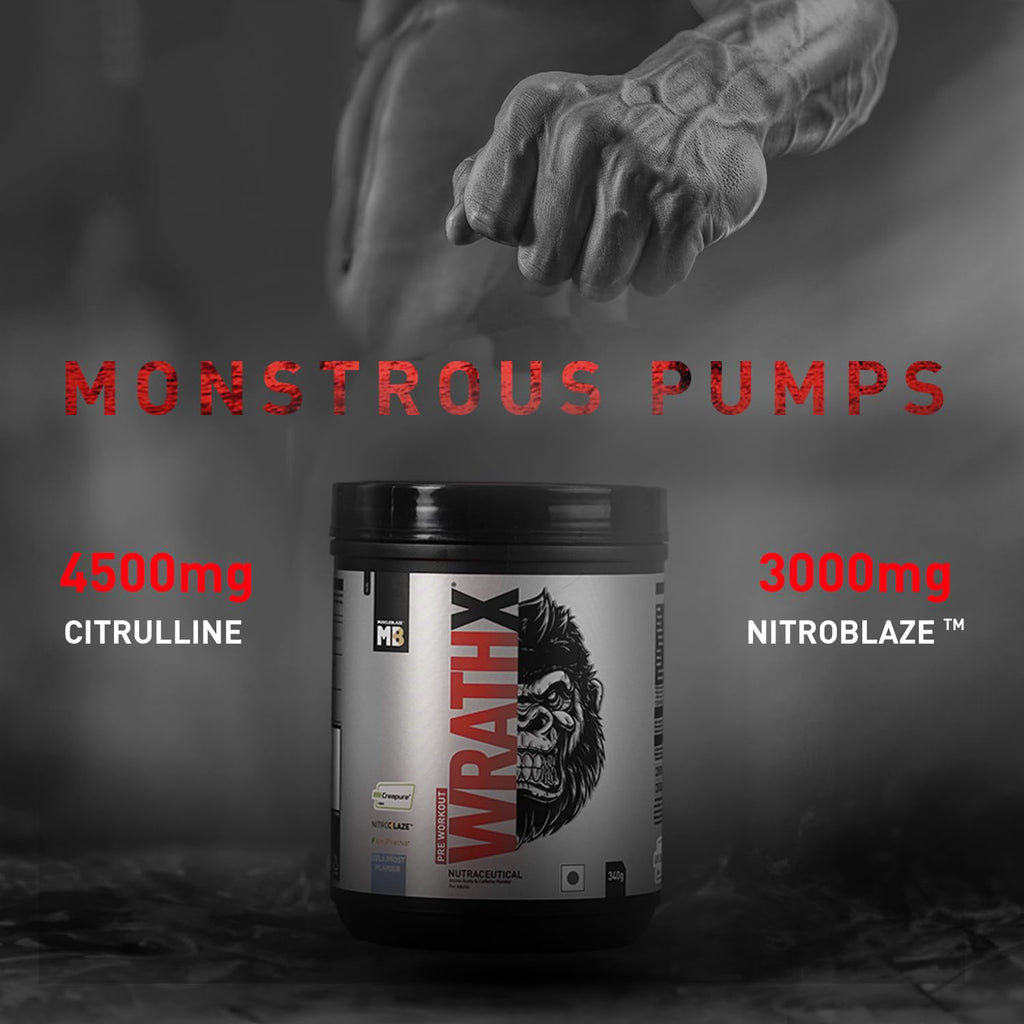 MuscleBlaze Pre Workout WrathX