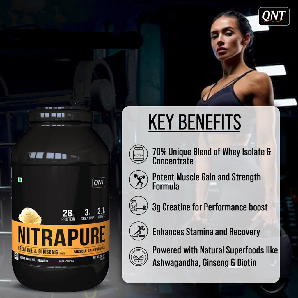 QNT | NITRAPURE WHEY PROTEIN | CHOCO-BADAM