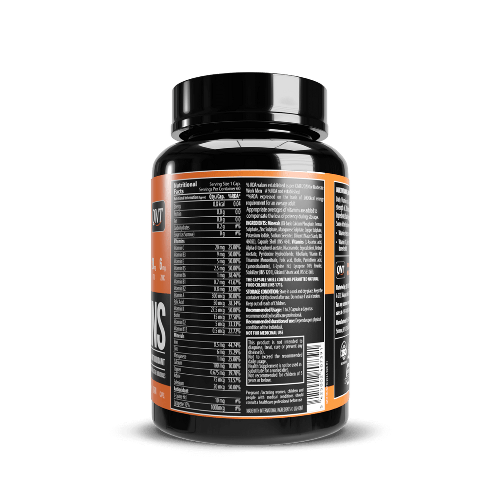 QNT | VITAMINS & MINERALS FORMULA | 60 CAPS