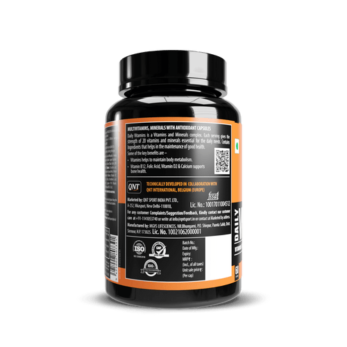 QNT | VITAMINS & MINERALS FORMULA | 60 CAPS