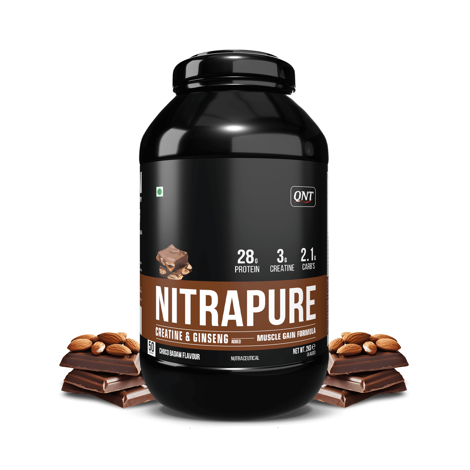 QNT | NITRAPURE WHEY PROTEIN | CHOCO-BADAM