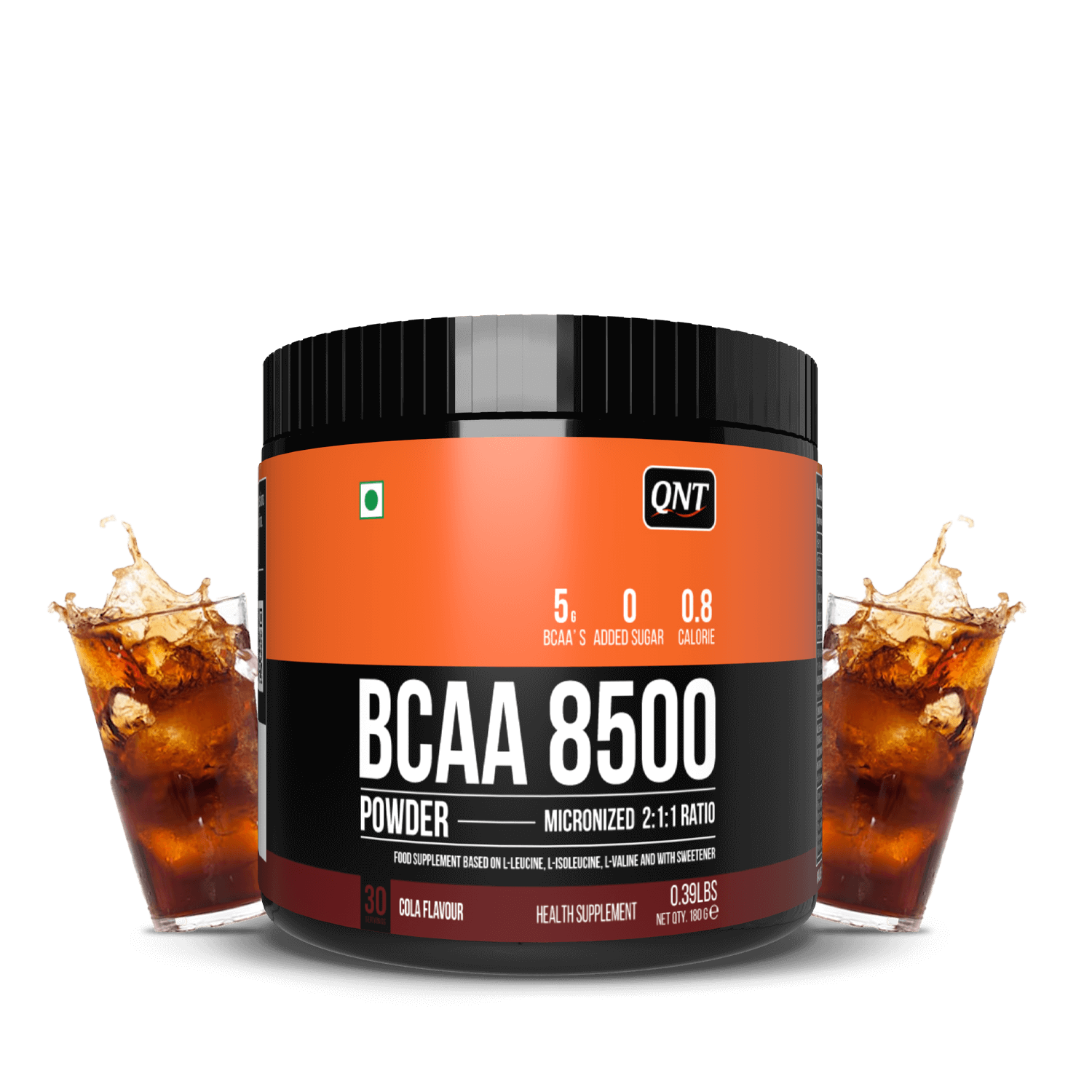 QNT | BCAA 8500 | ESSENTIAL AMINO ACIDS FOR MUSCLE RECOVERY | 180 GM