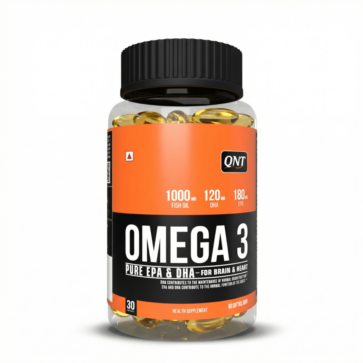 QNT | OMEGA 3 FISH OIL | 60 SOFTGELS