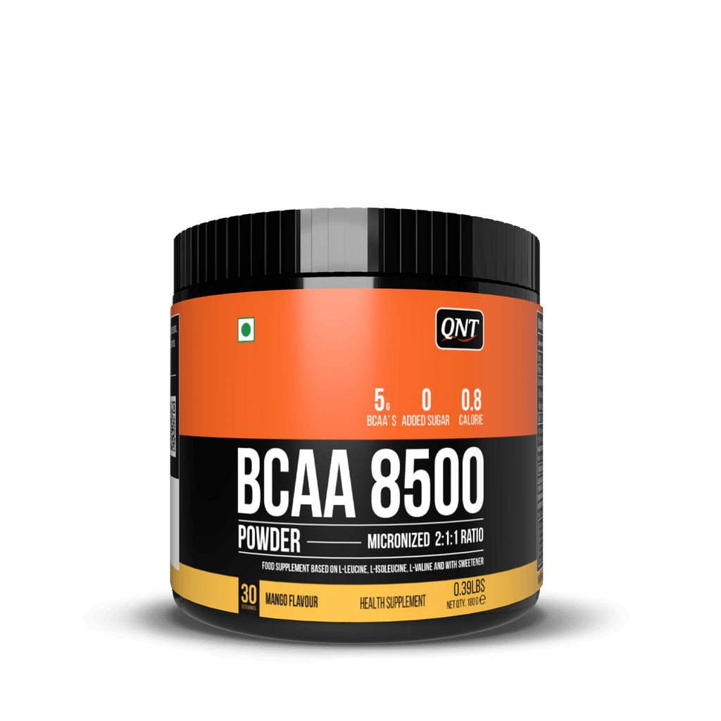 QNT | BCAA 8500 | ESSENTIAL AMINO ACIDS FOR MUSCLE RECOVERY | 180 GM