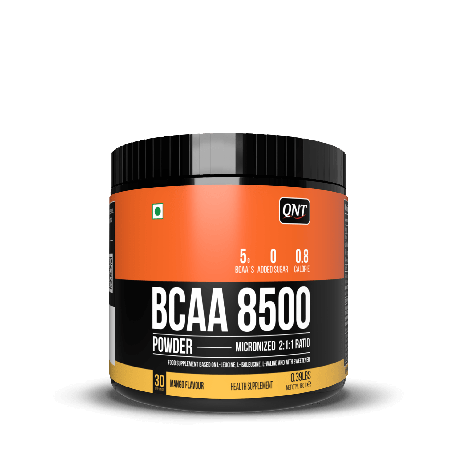QNT | BCAA 8500 | ESSENTIAL AMINO ACIDS FOR MUSCLE RECOVERY | 180 GM