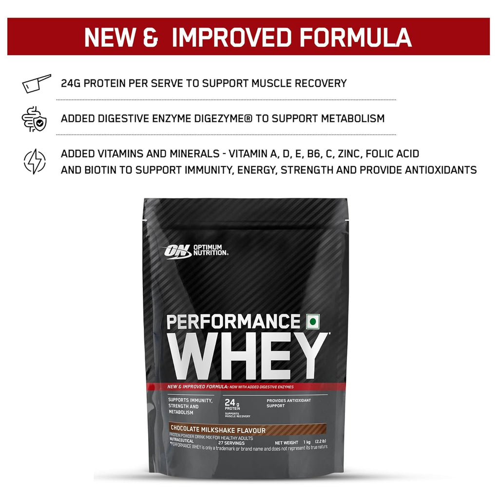 OPTIMUM NUTRITION | Performance Whey Protein Powder