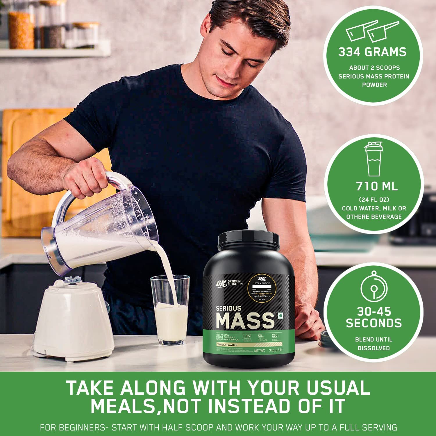 OPTIMUM NUTRITION | Serious Mass Weight Gainer