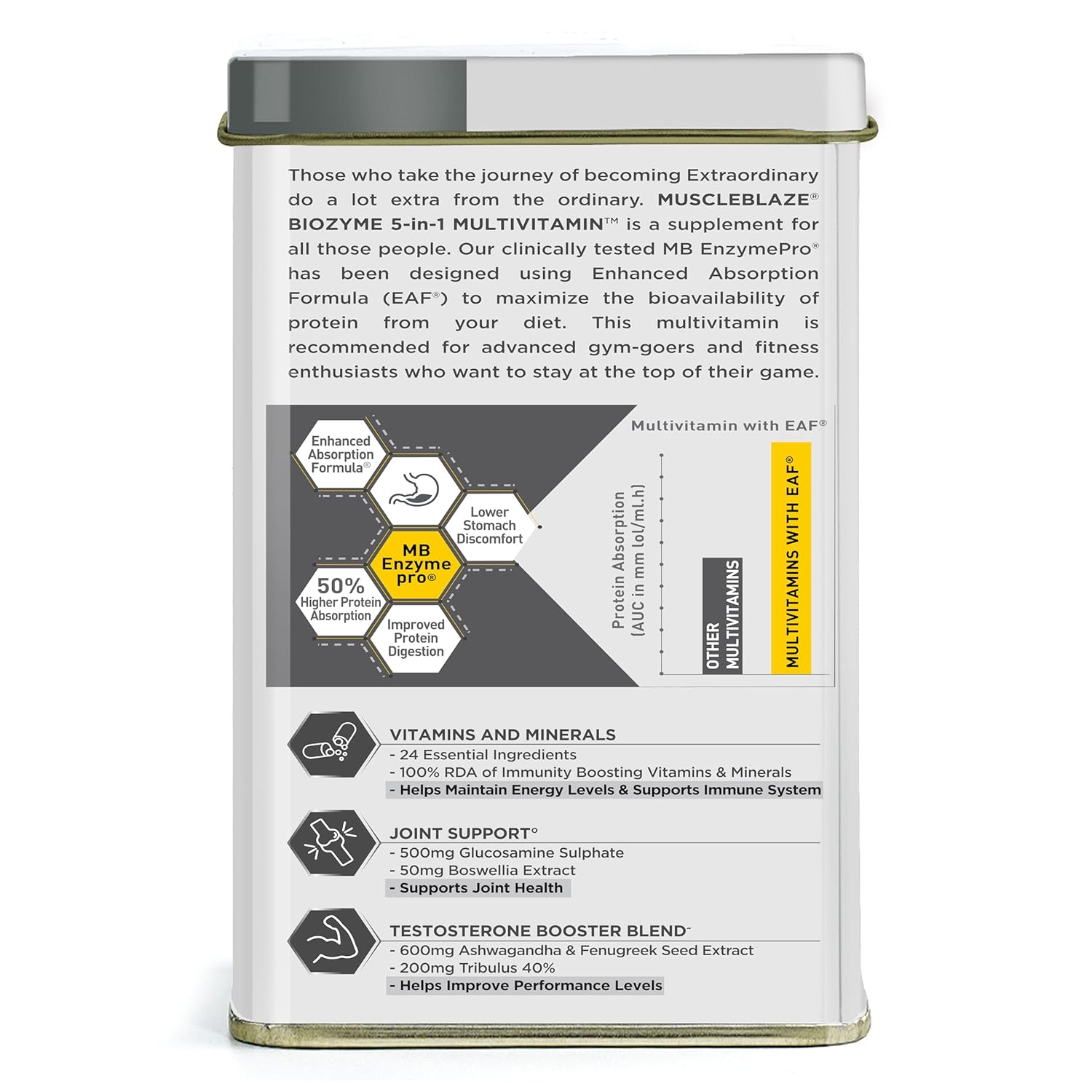 MuscleBlaze Biozyme 5 in 1 Multivitamin