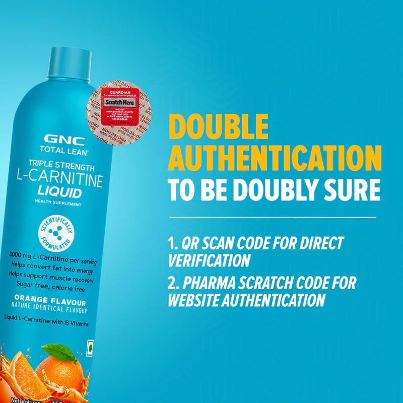 GNC Total Lean Triple Strength L-Carnitine Liquid 450 ml