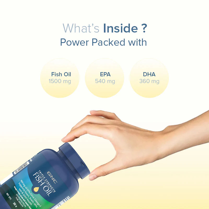 GNC Triple Strength Fish Oil