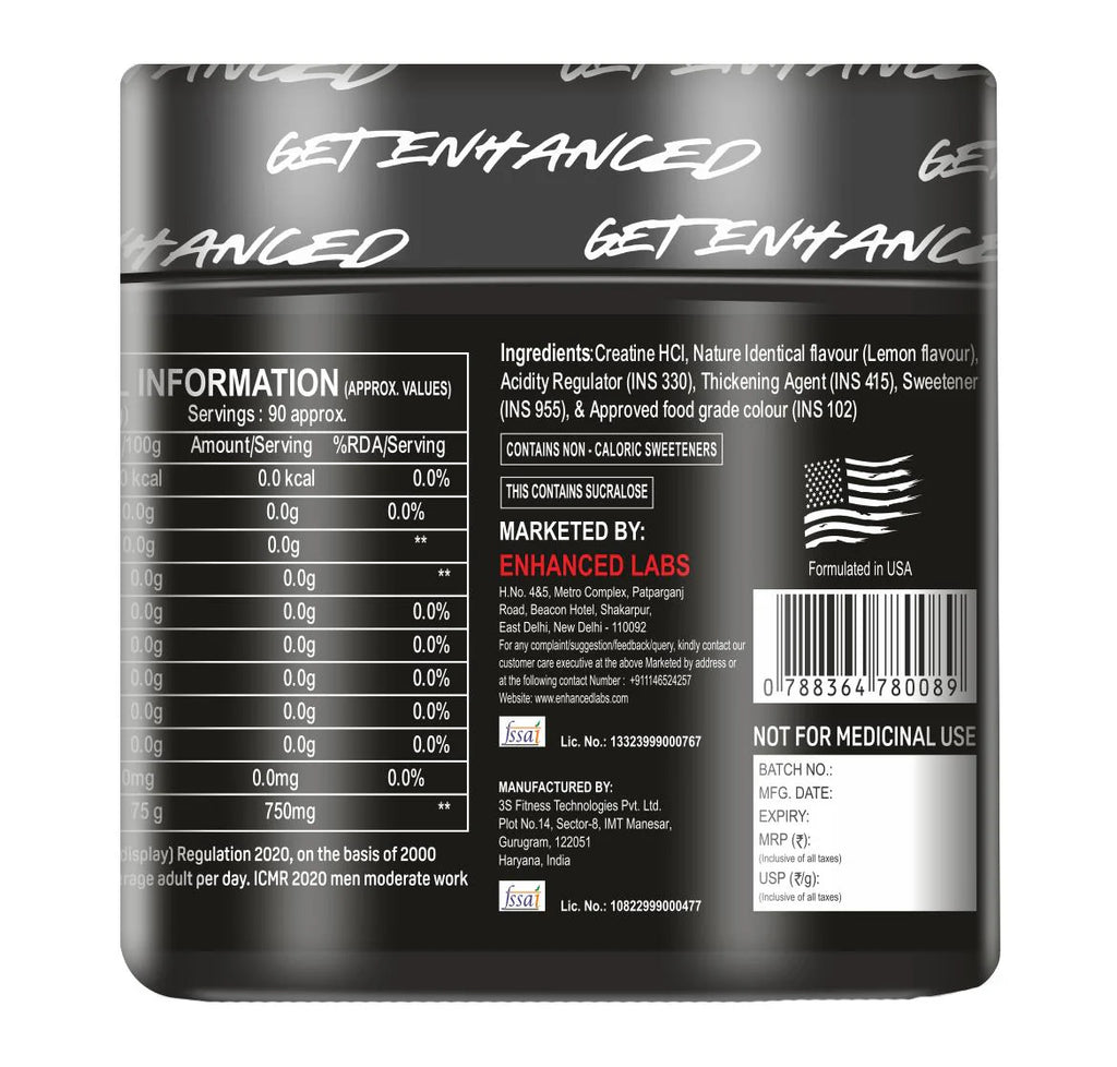 ENHANCED | Creatine HCL