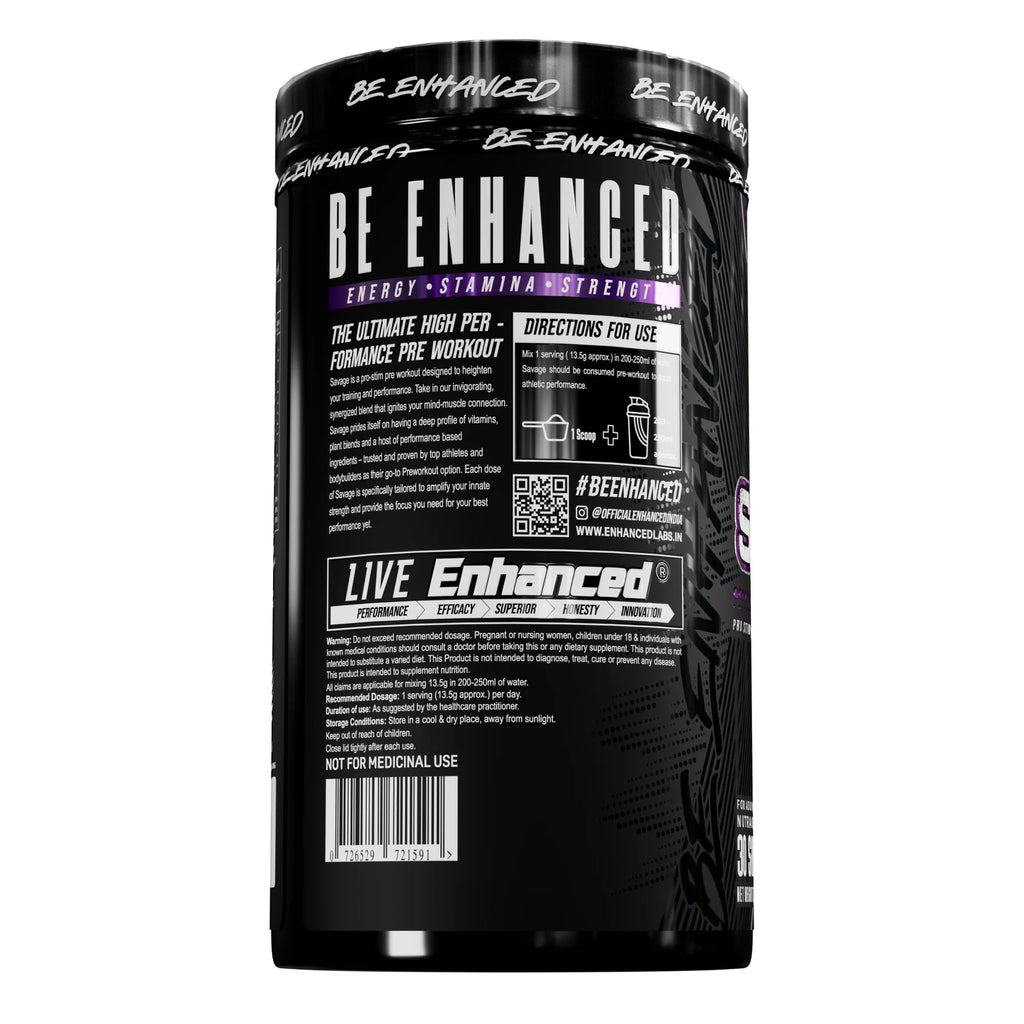 ENHANCED | Savage Pre workout