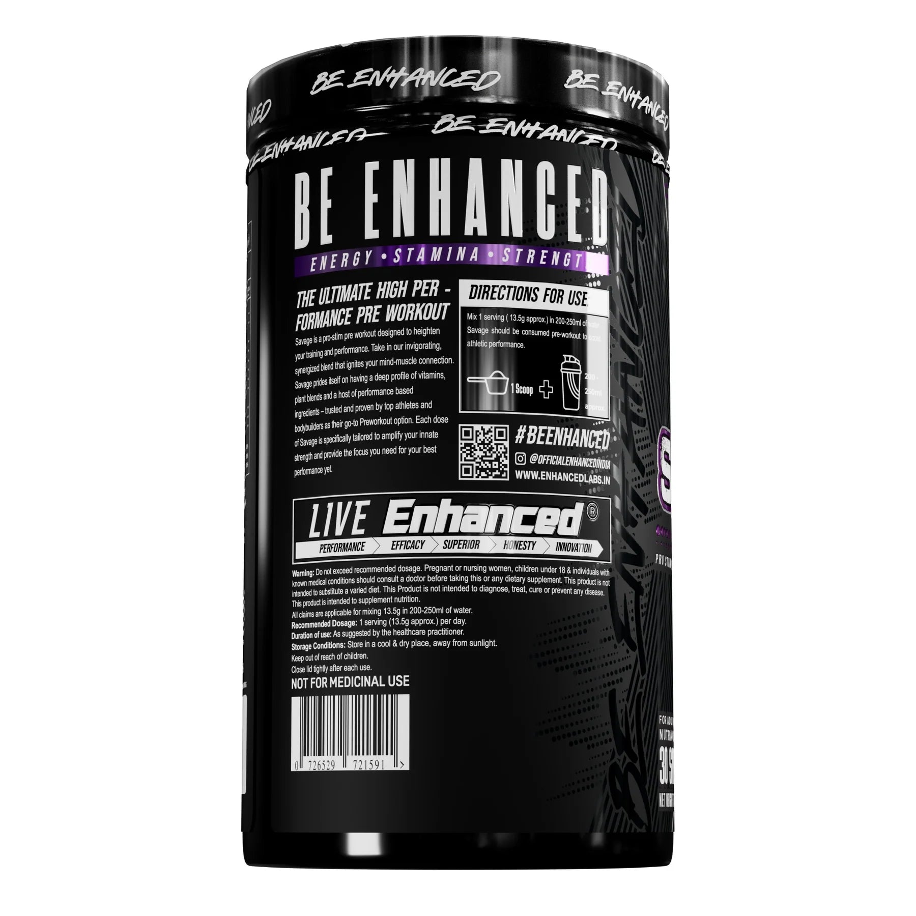 ENHANCED | Savage Pre workout