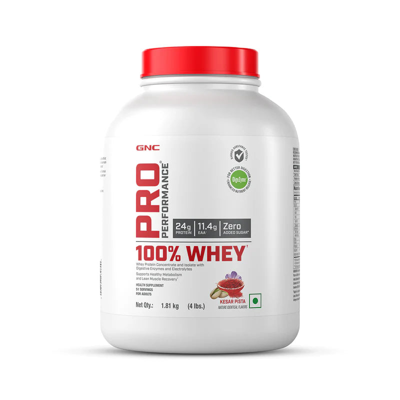 GNC 100% Whey Protein Faster Recovery & Lean Muscle Gains | Informed Choice Certified