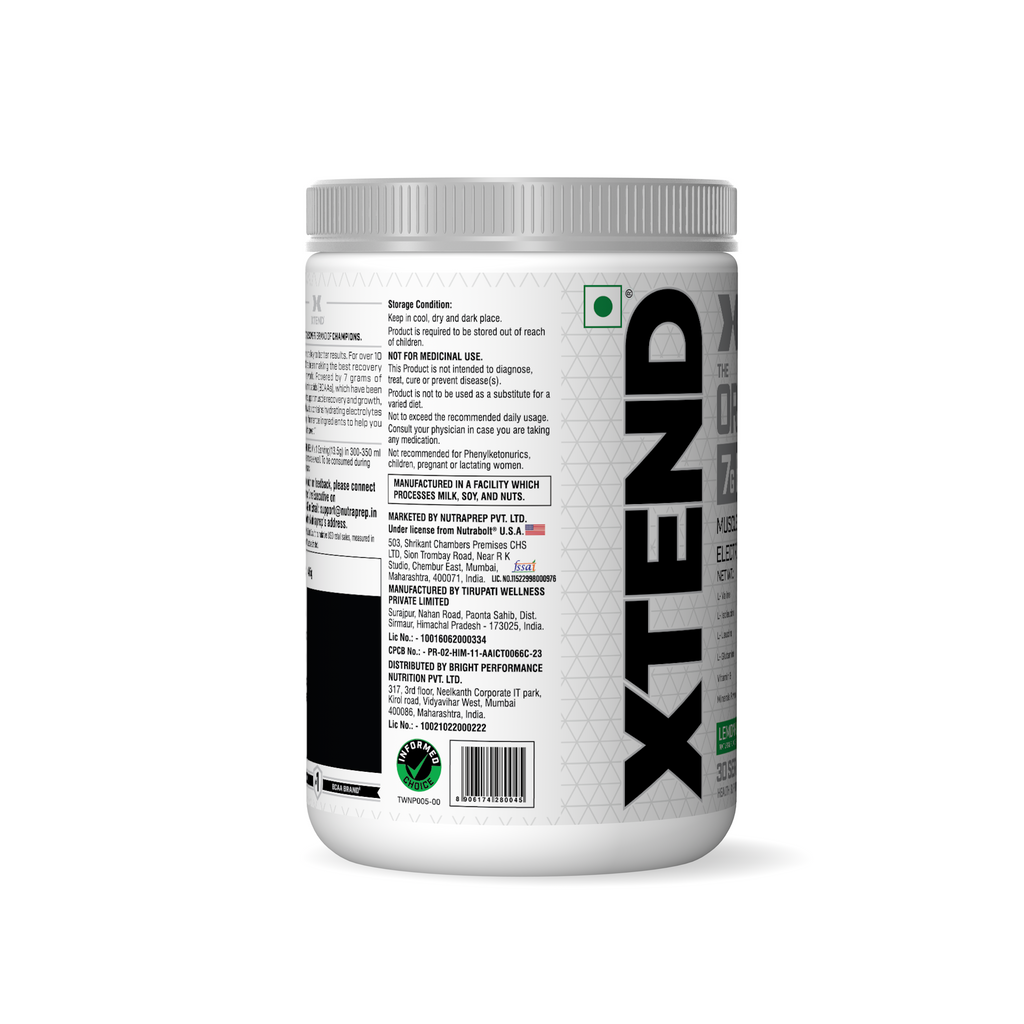 Xtend Original BCAA Lemon-Lime Squeeze 30 Serving - 405GM