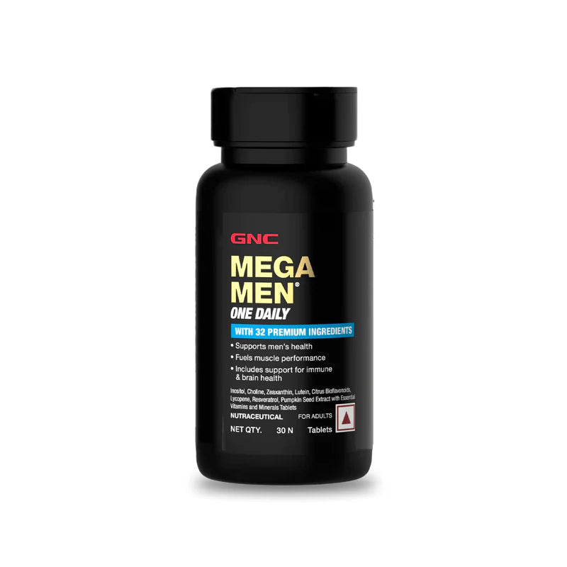 GNC Mega Men One Daily Multivitamin Improves Energy, Immunity & Overall Health