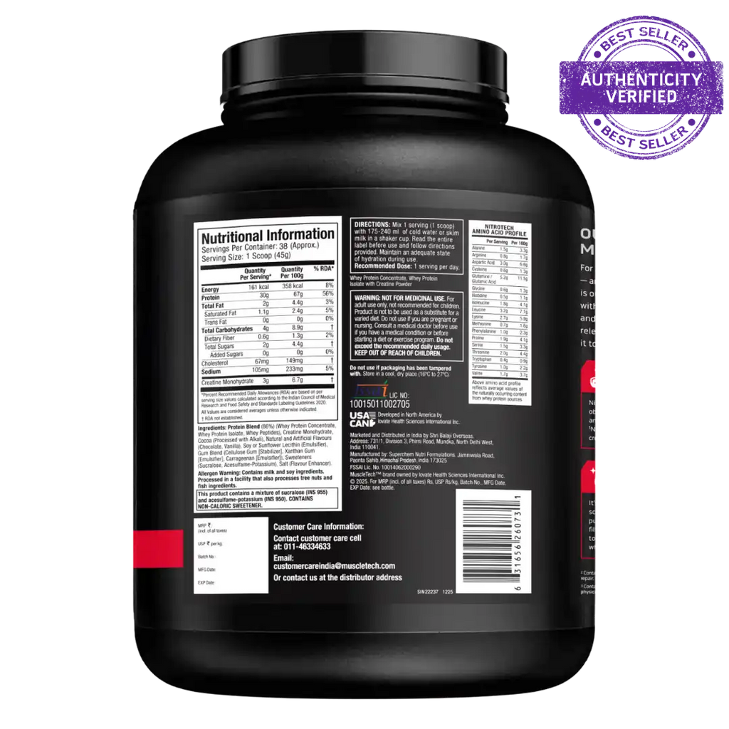 Muscletech Nitro-Tech Whey Protein