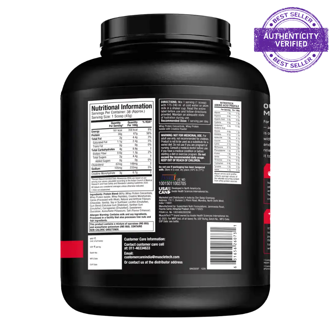Muscletech Nitro-Tech Whey Protein