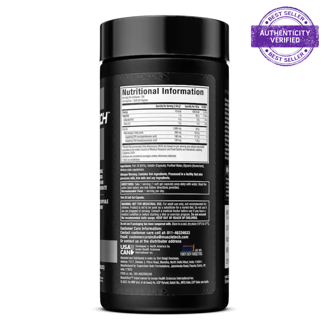 Muscletech™ Platinum Omega Fish Oil