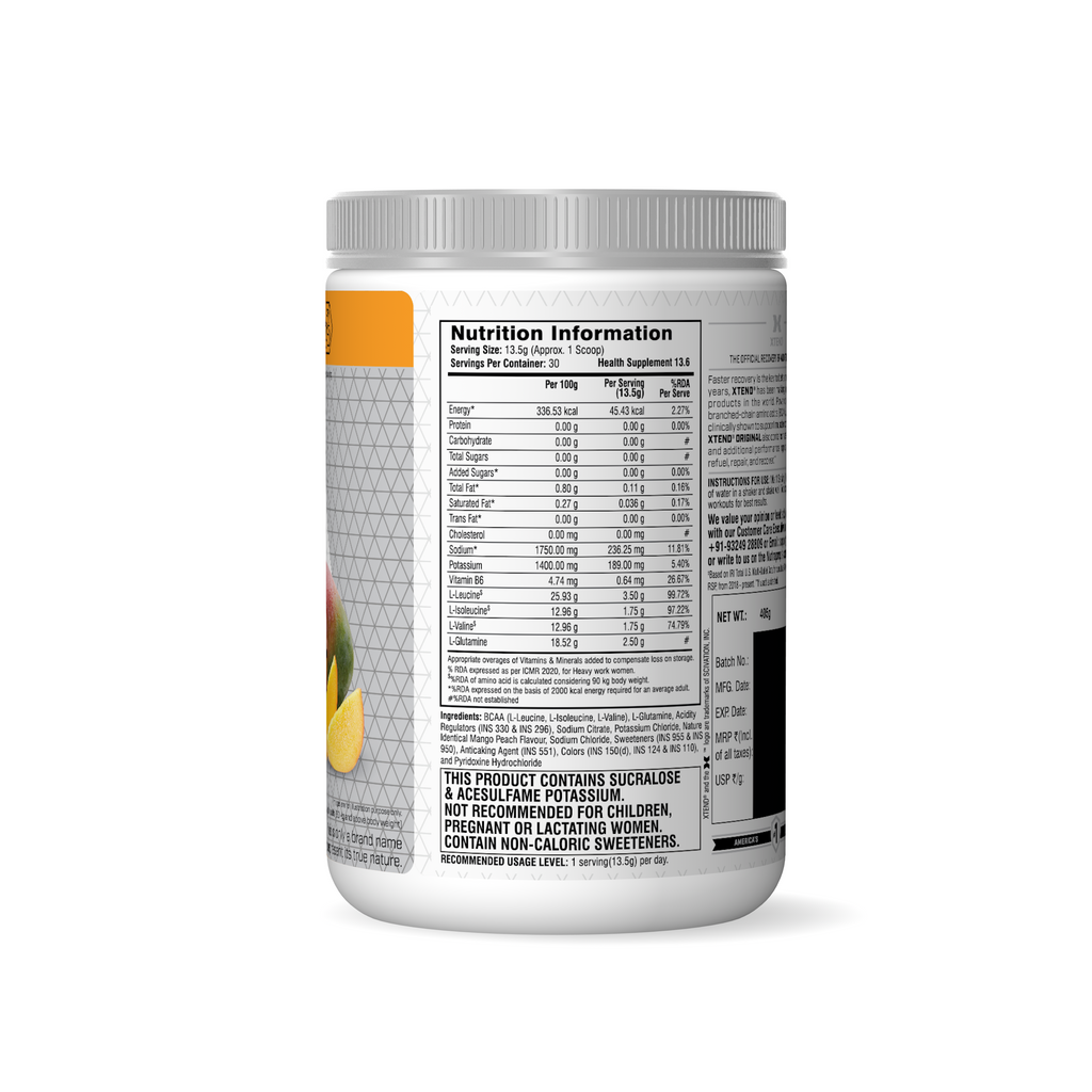 Xtend Original BCAA Mango Madness 30 Serving - 405GM