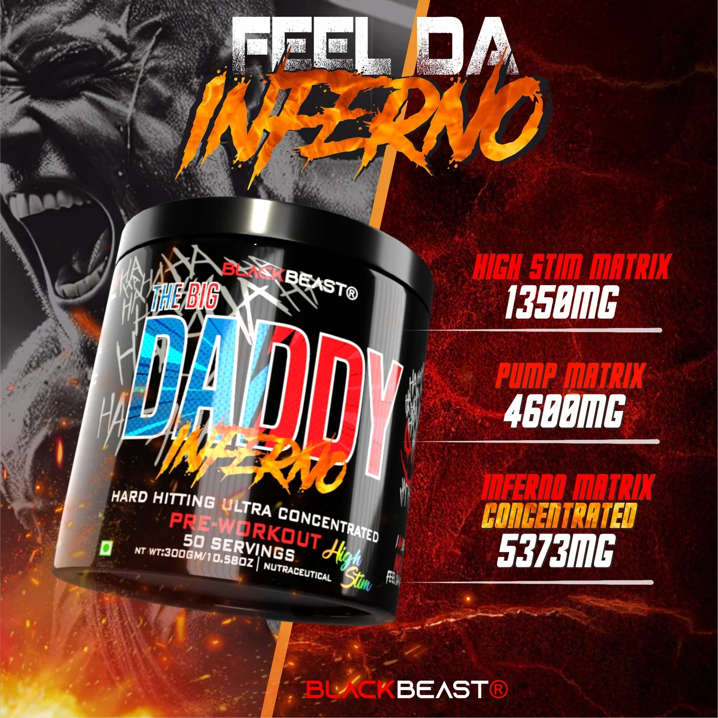 BLACK BEAST | THE BIG DADDY INFERNO PREWORKOUT