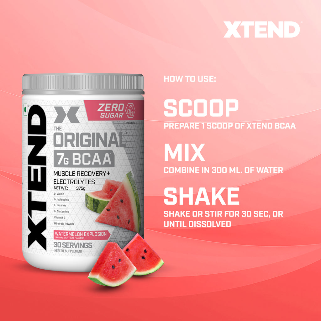 Xtend Original BCAA Watermelon Explosion 30 Serving - 375GM