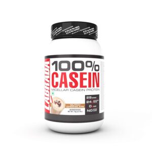 Labrada 100% CASEIN Micellar Casein Protein (24g Slow-Release Protein, 0g Sugar, No Artificial Colors, 29 Servings) – 2.2 lbs (1kg) (Dutch Chocolate)