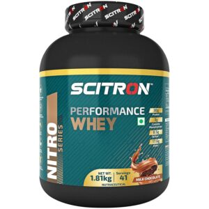 Scitron Performance Whey Protein Powder 1.81Kg- Milk Chocolate